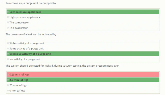 Epa type 3 practice test