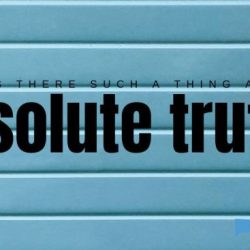 A secularist believes in absolute truth