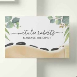 Business massage cards therapist card physical therapy template zazzle sold