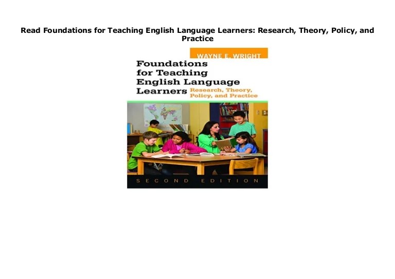 Foundations for teaching english language learners pdf