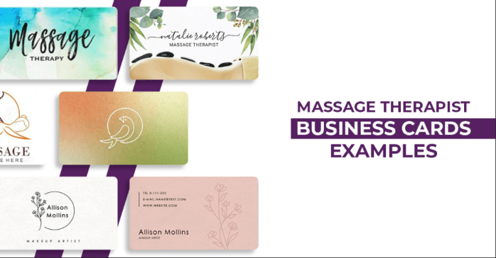 Marriage and family therapist business cards